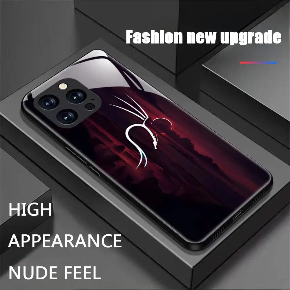 K-Kali L-Linux Brand Phone Case For iPhone 16 15 14 13 12 11 X XR XS 8 Plus Mini Pro Max Glass Magnetic Phone Case - view 2