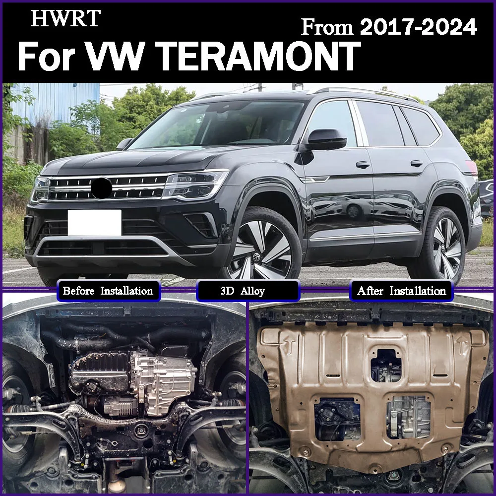 

Engine Guards Manganese Steel Engine Protection Device For VW TERAMONT large plate 2017-2024 2.0T 2.5T Accessories
