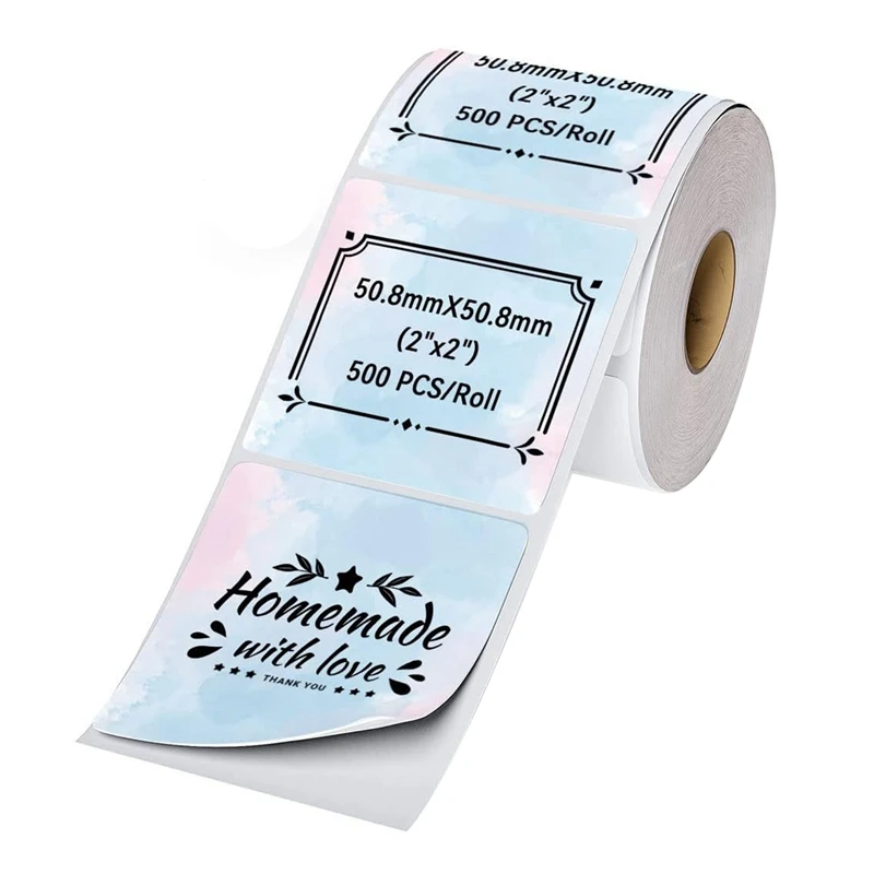 Shipping Label Printer Label Sticker Round Label Square Label DIY Logo Design-AC47