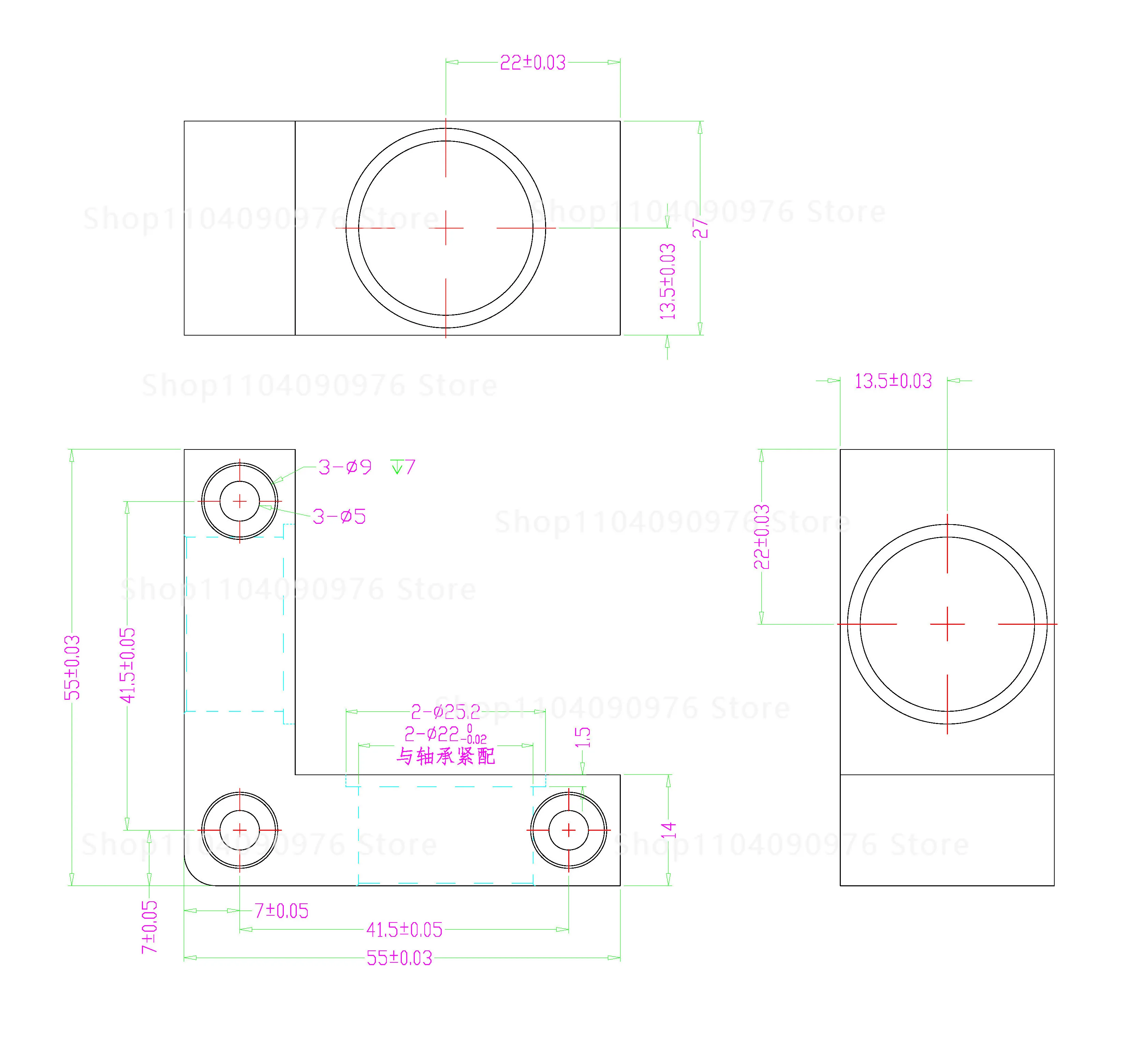 8/10Mm Outlet Shaft, Right Angle Rotator Small 90 Degree 1:1 Gearbox Bevel Gear