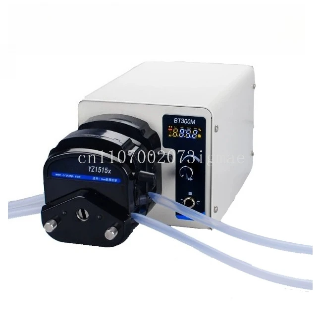 BT300M Knob Digital Display Peristaltic Hose Constant Current Pump YZ1515x/YZ2515x Pump Head Silicone Tube