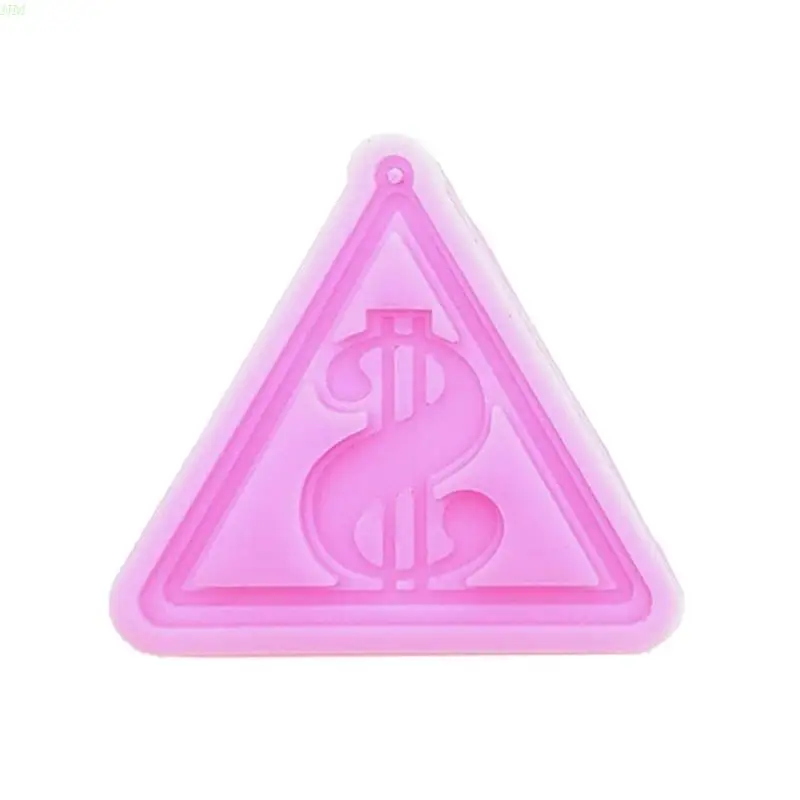 

Dollar Sign Silicone Molds Epoxy Resin Casting Mold DIY Keychain Tool NM