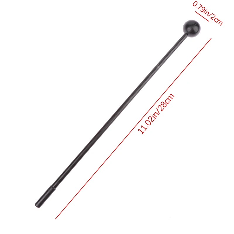 2 قطعة 28 سنتيمتر قرع طبل Sticksmallets أفخاذ الكبار عصا مطرقة إيقاع المطاط الاطفال عصا مطرقة أداة بلاستيكية #6