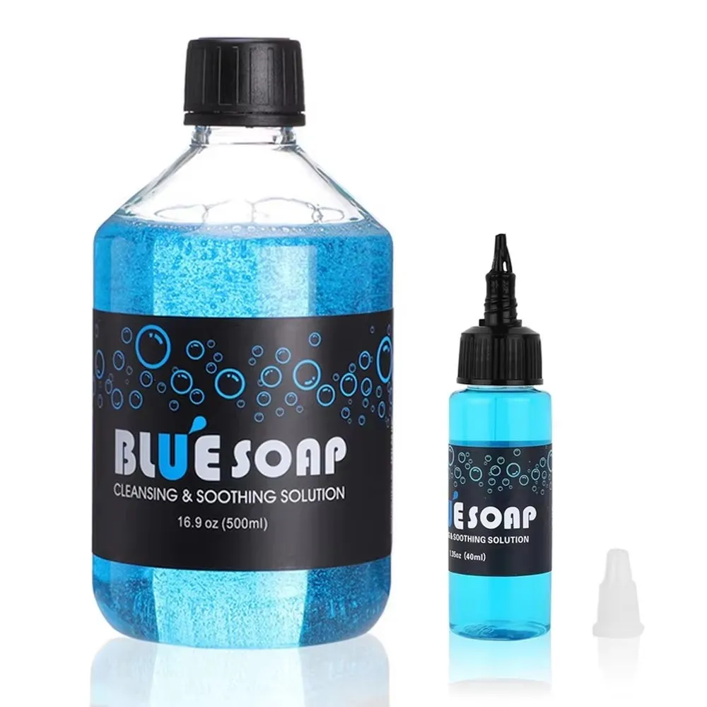 EMALLA Tattoo Wipes Green Soap Tattoo Cleaning Wipes and Concentrating Tattoo Blue Soap Avoiding Skin Irritation Tattoo Supplies view 2