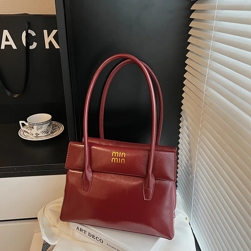 

2025 Fashion Bowling Bag, Minimalist Top Handle Purse for Women, Chic Shoulder Tote, Versatile Day-to-Night Bag, Textured Sling