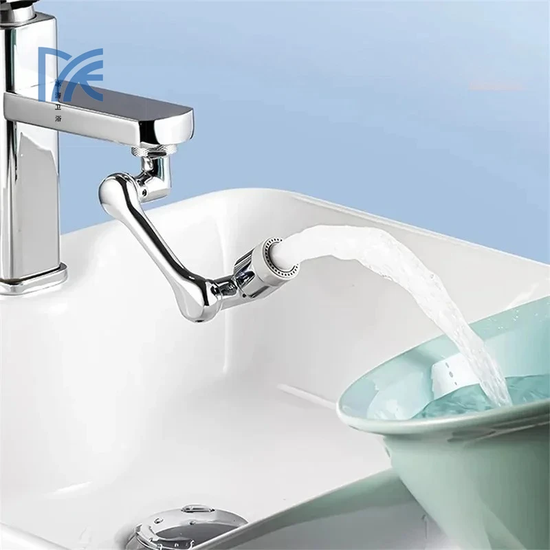 1080° Swivel Faucet Extender, 2-Mode Universal Tap Aerator, Water Saving Splash Proof Faucet Nozzle for Kitchen Bathroom Sink - view 3