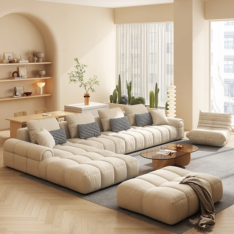 

Nordic Minimalist Living Room Sofas Recliner Lazy Couch Decor Relaxing Sofas Cheap Filling Tumbonas Playa Lounge Suite Furniture