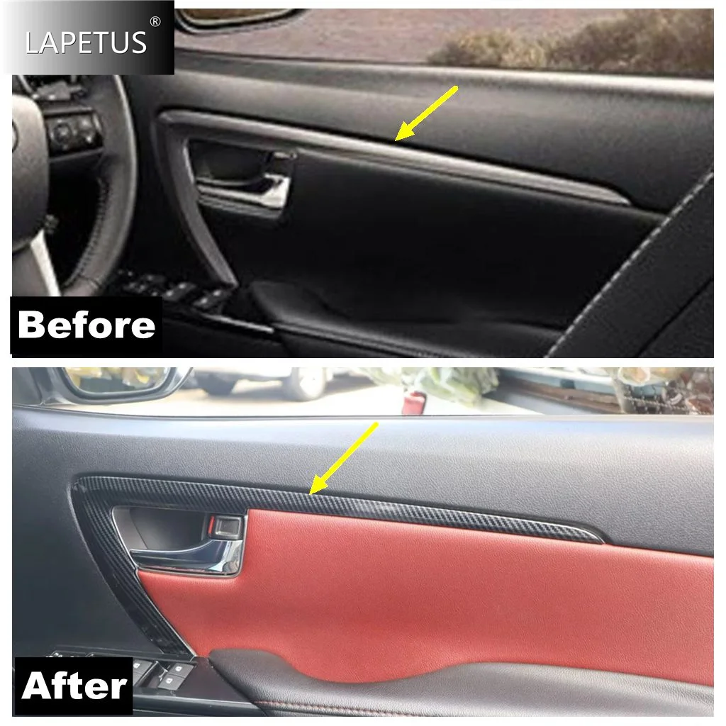 

For Toyota Fortuner 2022 - 2024 Door Armrest Strip / Roof Air Outlet / Steering Wheel / Dashboard AC Vent Cover Trim Accessories