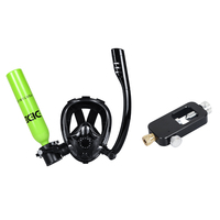 DIDEEP 0.5L Plus New Snorkel Mask, Adapter, Scuba Oxygen Tank, Breathing Diving Equipment, Breathing Oxygen Cylinder