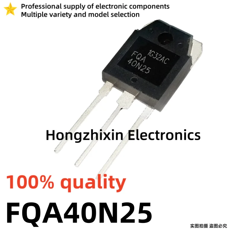 10PCS 100% quality FQA40N25 40N25  New stock TO-3P 250V 40A field-effect transistor