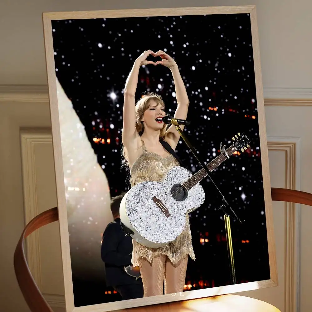 Hot Singer T-Taylor S-Swift Anime Posters Sticky Whitepaper Prints Posters Artwork Kawaii Room Decor - view 3