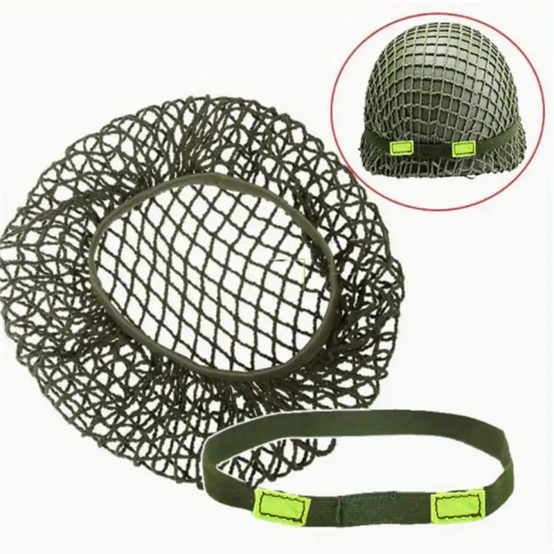 

Helmet Net Cover Helmet Protection Cover Helmet Netting Green BlackTactical Helmet Net Cover Accessory