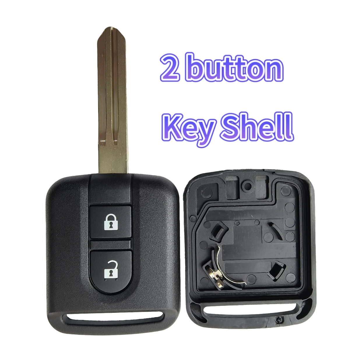 2-Tasten-Smart-Fernbedienung für Autoschlüssel 5WK4876/5WK4818 433MHz ID46-Chip für Nissan Elgrand X-TRAIL Qashqai Navara Micra Note NV200 – Detail 3