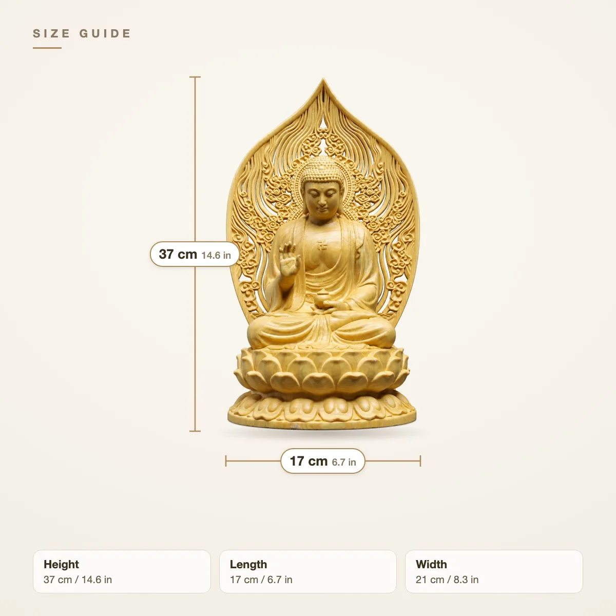Wood Carved Backlit Medicine Buddha Statue Chinese Buddhist Zen Home Temple Altar Living Room Tabletop Spiritual Decor Gift