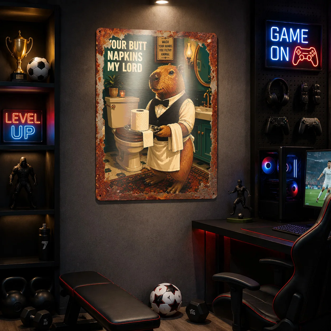 Papier toilette Capybara Butle - Retro Gaming Wallpaper avis et prix