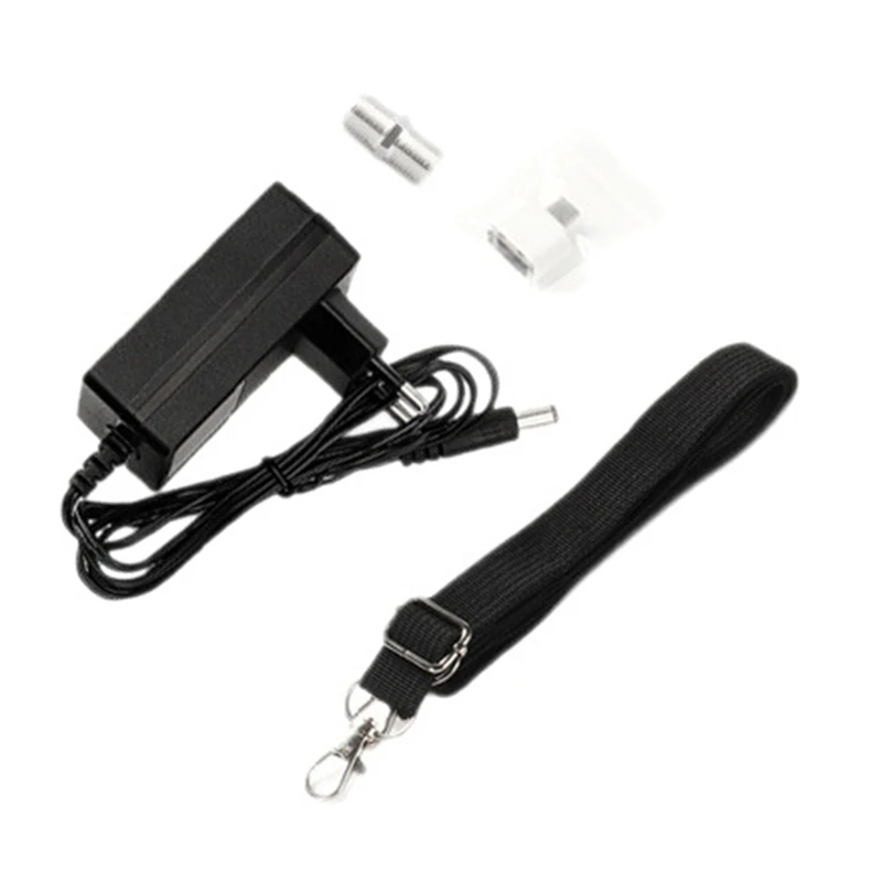 -8620 Meter DVB-S/S2/S2X 1080P Screen Digital Satfinder with Compass Flashlight Rechargeable EU PLUG