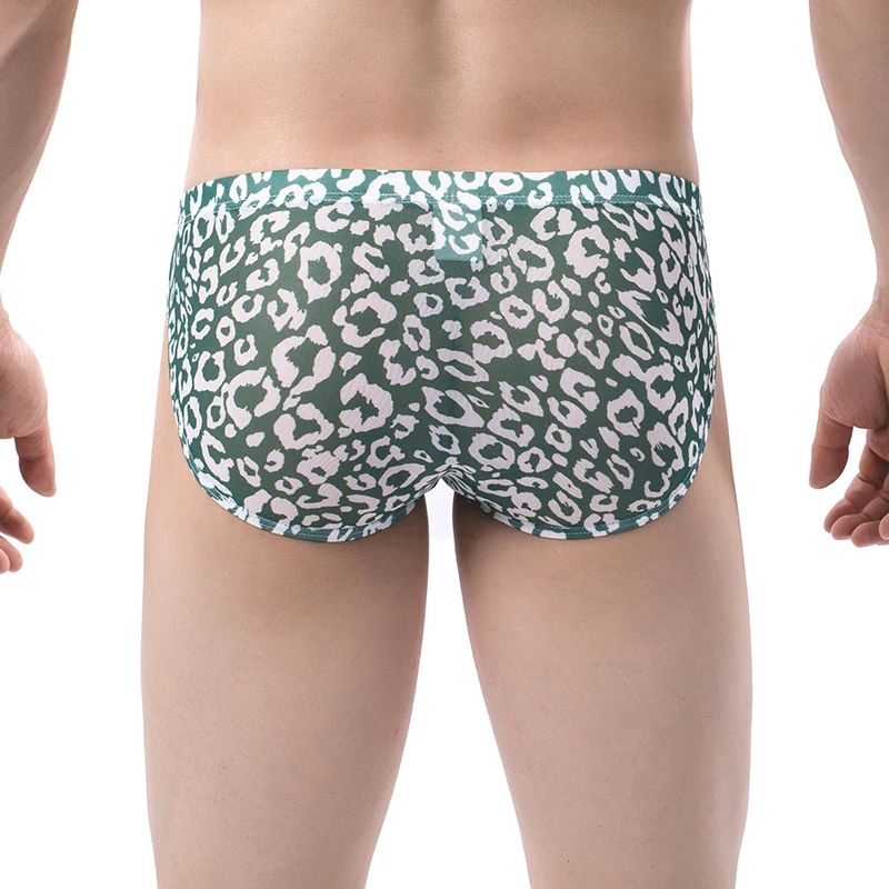 CLEVER-MENMODE Men's Sexy Briefs Sheer Mesh Ultra-Thin Men's Lingerie Gay Sissy Bikinian Panties