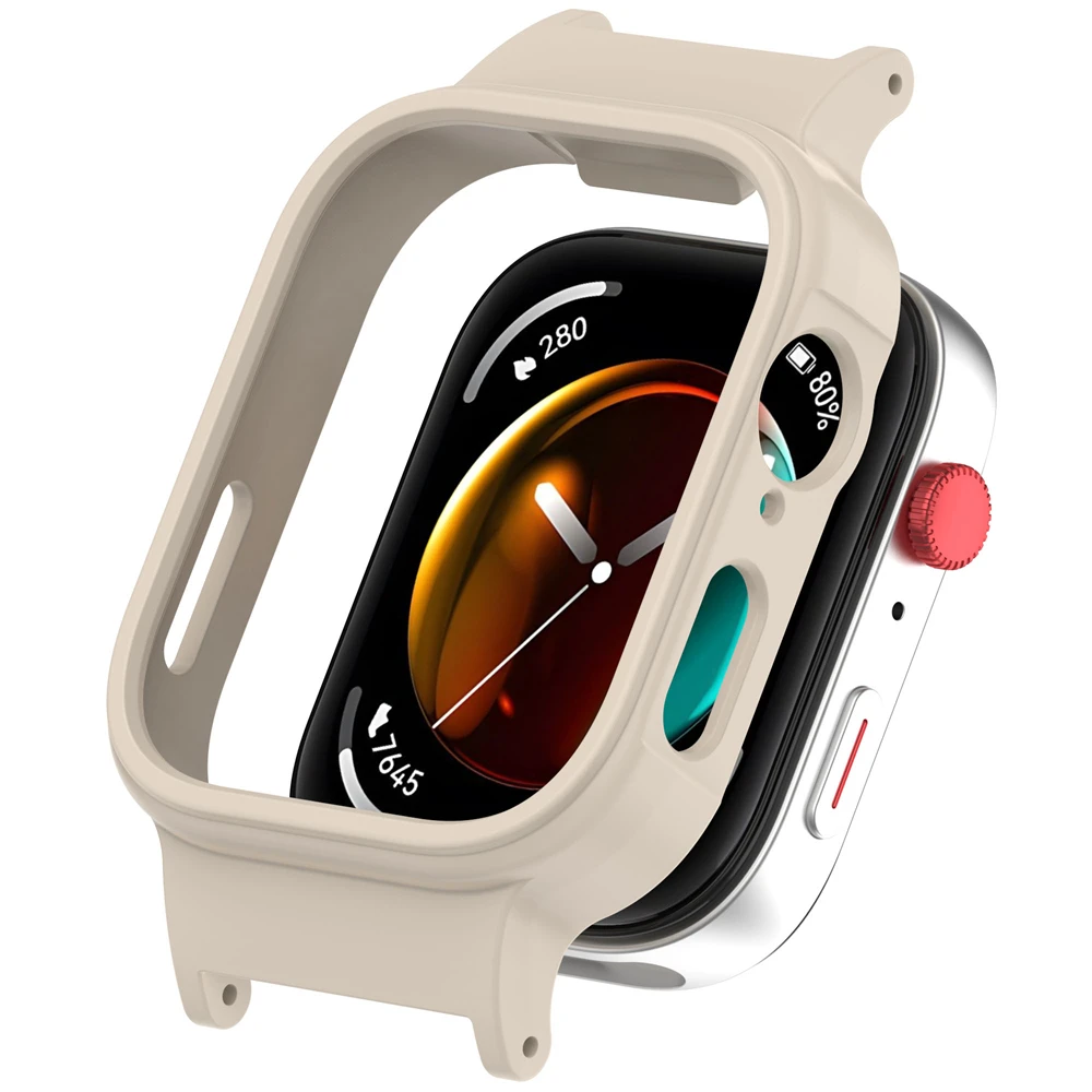 Чехол для Huawei Watch Fit 3, высококачественный тонкий защитный чехол для смарт-часов из поликарбоната, половинный ремешок до 20 мм, аксессуар