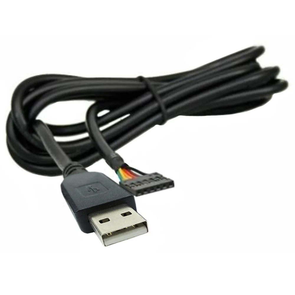 

FTDI UART to USB Cable with 6 Way 0.1" Single Inline 3.3V/5V Signalling TTL-232R-3V3 Galileo Gen2 Debugger