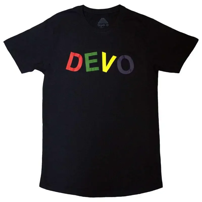 Devo Logo Schwarzes T-Shirt