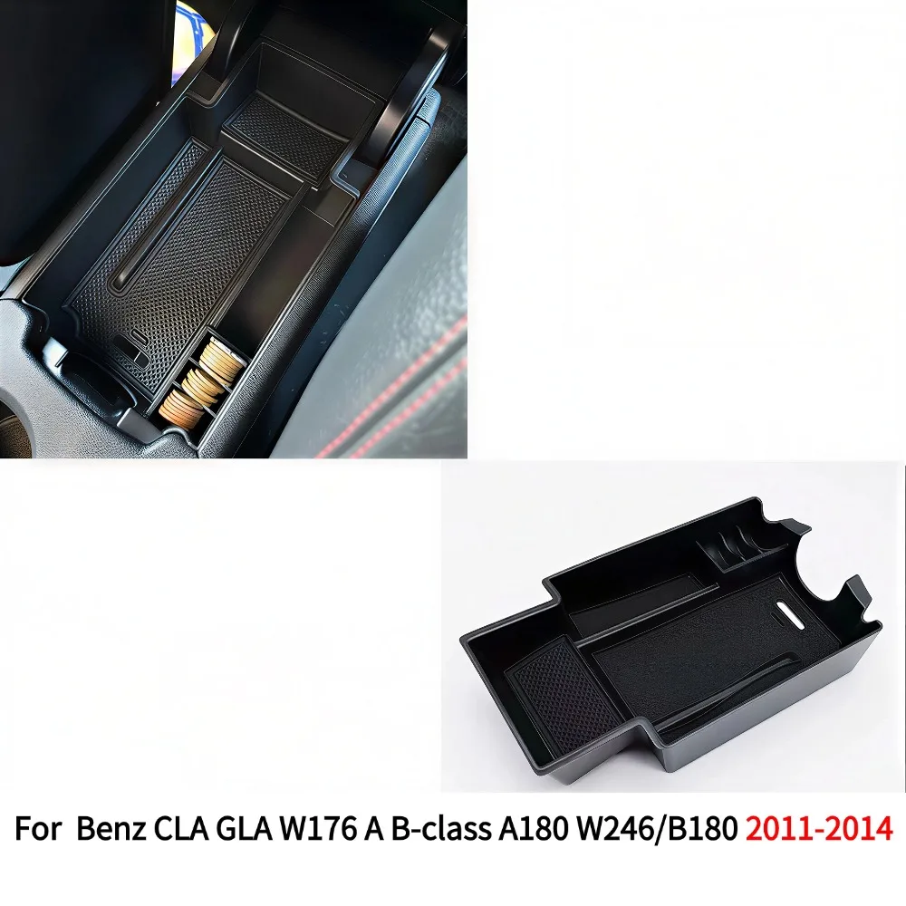 

Органайзер-лоток для центрального подлокотника Mercedes-Benz CLA GLA W176, B-класса A180 W246/B180 2011-2014 - Автомобильный аксессуар