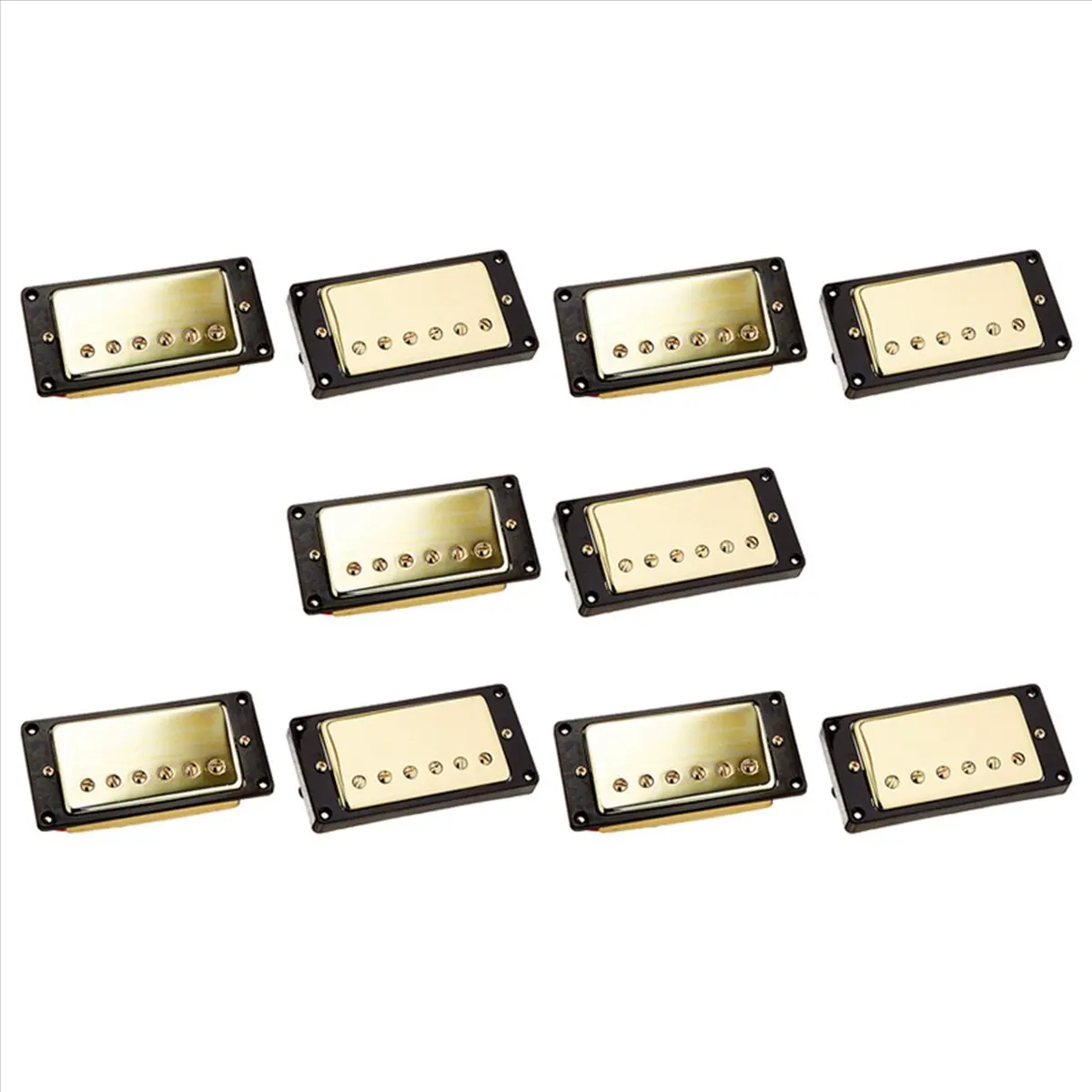 

Комплект золотых хамбакер-звукоснимателей TUREBG (5 шт.) для замены в Gibson Les Paul