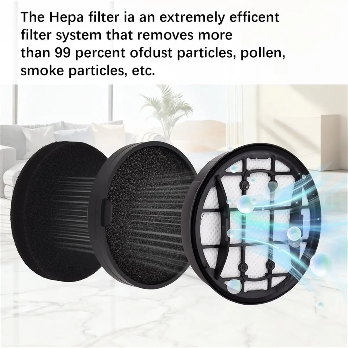 

AAAL 2 Pack HEPA Replacement Filter for 7000 8000 Series XC7053 XC7055 XC7057 Robot Vacuum Cleaner Accessories