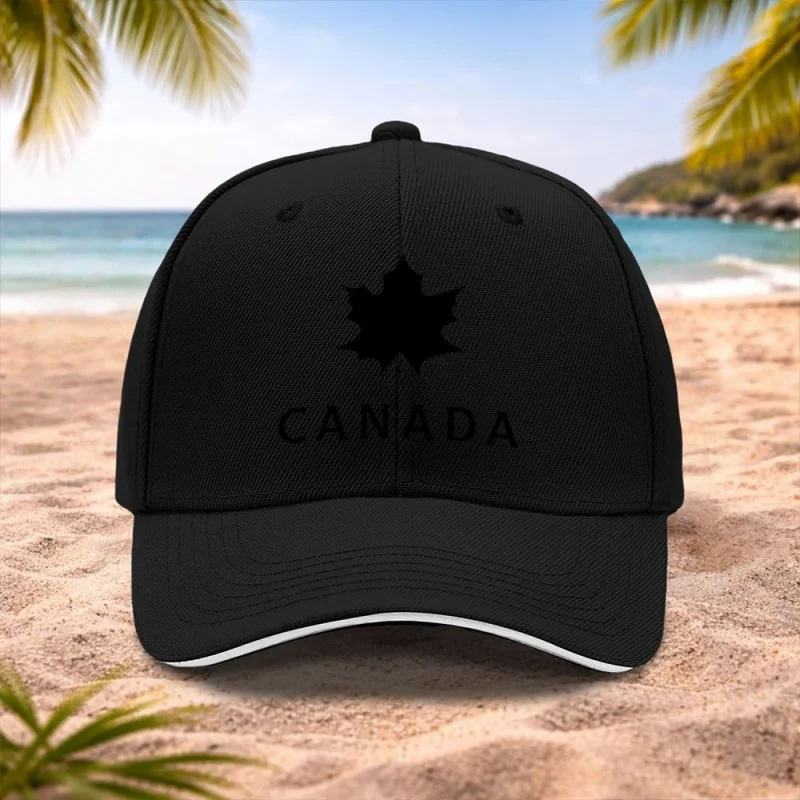 Canadian Maple Leaf Baseball Cap Unisex Fashion Hat for Weddings Parties Festivals Outdoor Sports Camping