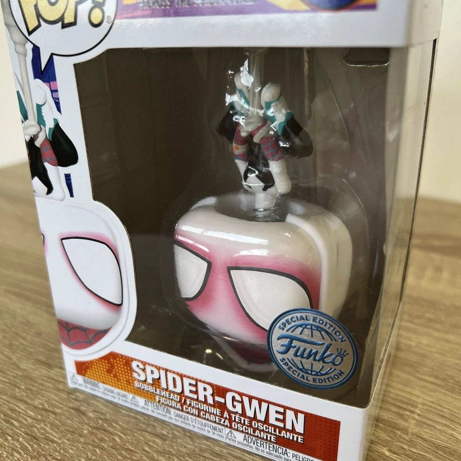 Funko Pop Marvel Comics Spider Man Spider-Gwen #1479 (Upside Down) Vinyl Figure Collectible Limited Edition Model Toy Gift - Image 4