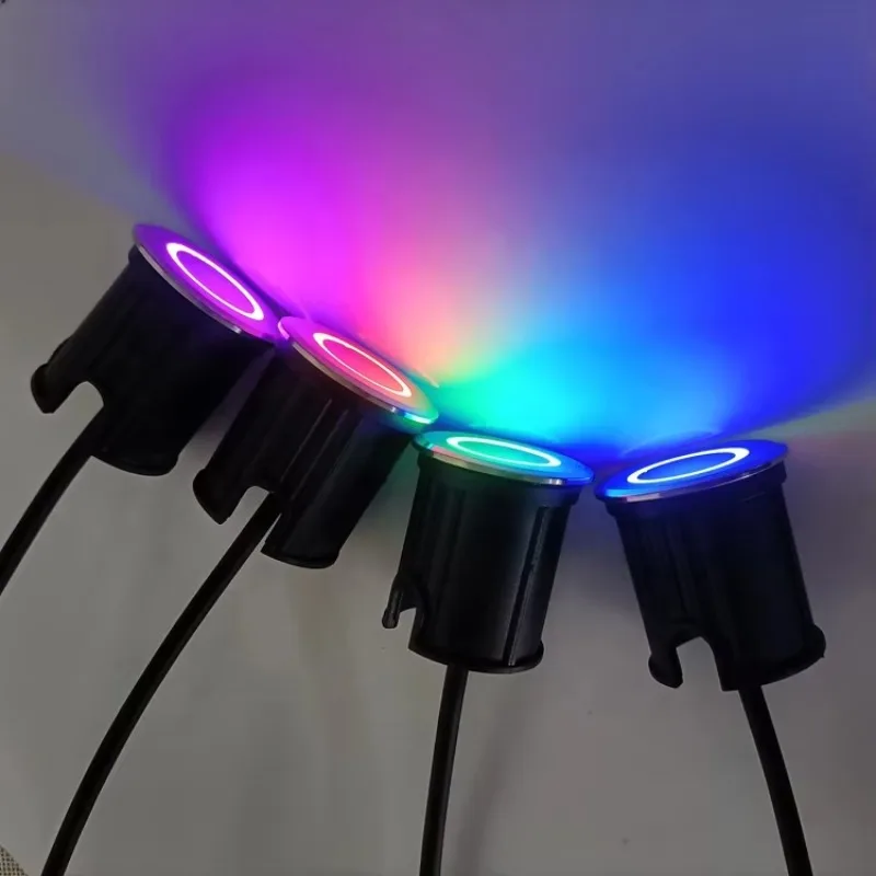 

Outdoor Buried Light 12V Embedded 1w Deck Light Emitting Diode Step Light