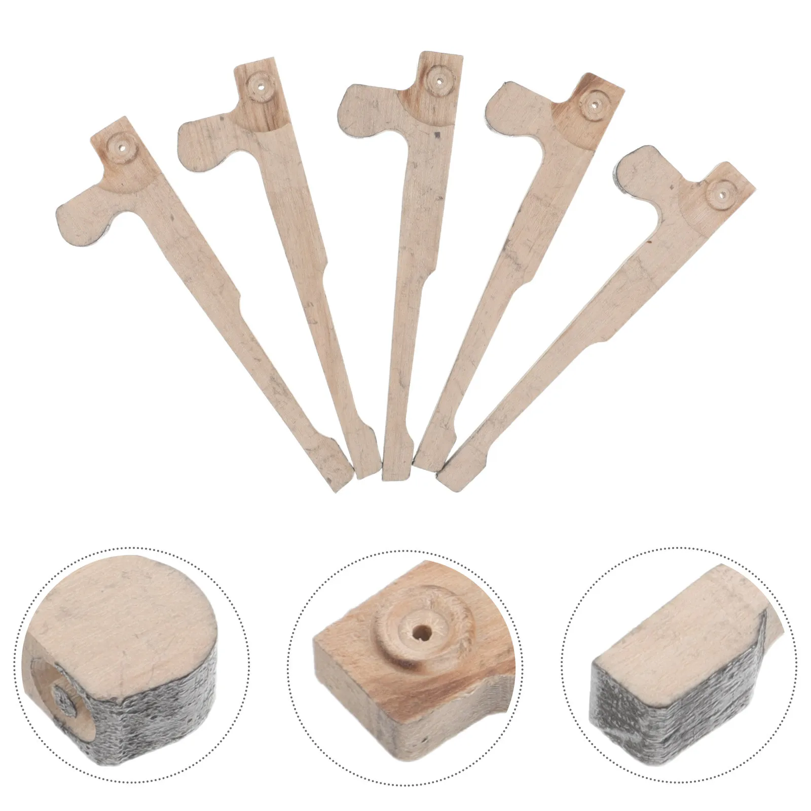 

5Pcs Piano Jack Assembly Wooden Replacement Top Rod Console Repair Accessories Upright Vertical Piano Action Mechanism Repair