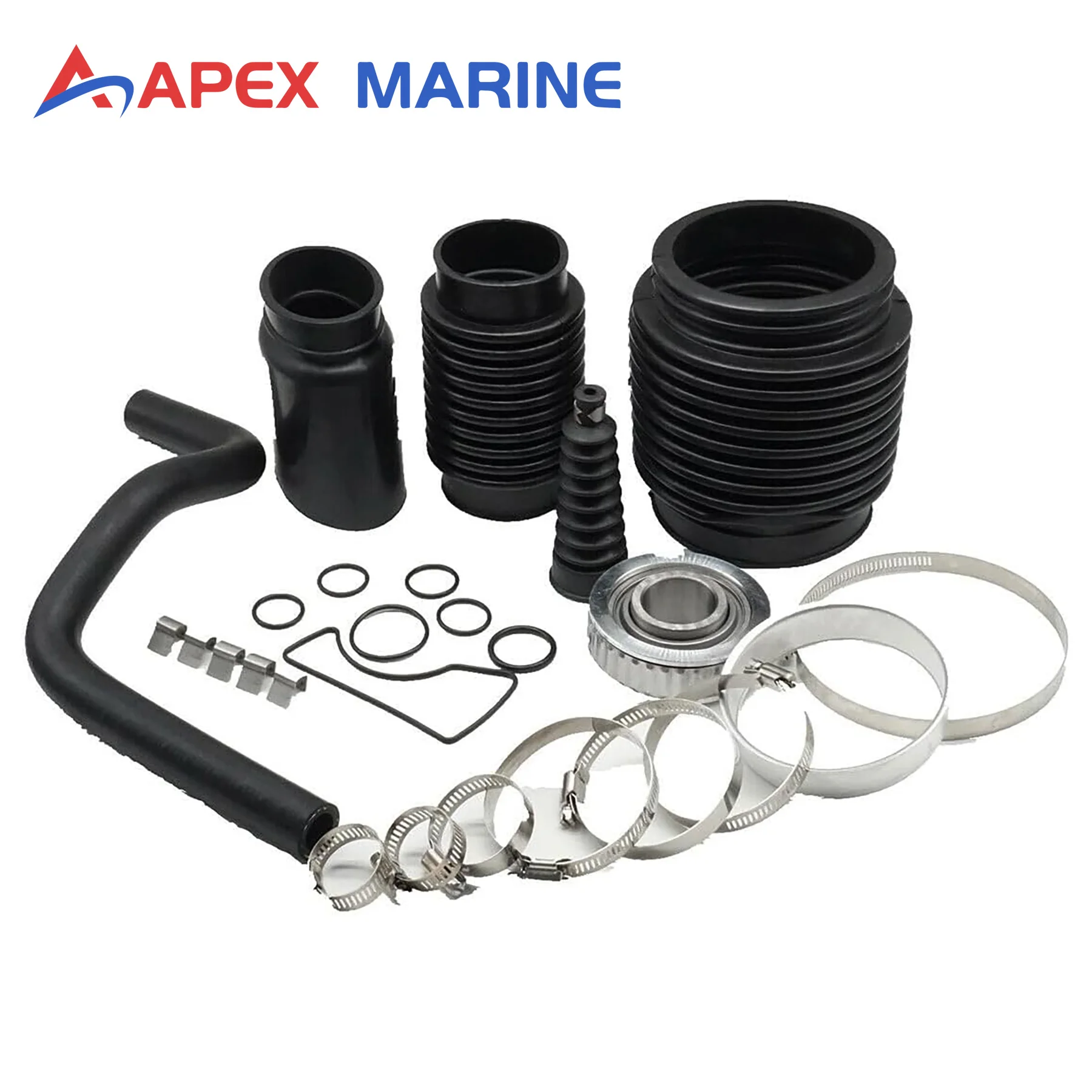 Transom Bellow Kit 803100T1 W/ Water Hose Insert Tool 41674T & Gimbal Bearing Seal 26-88416 for Mercruiser Bravo 1 2 3 8M0095485