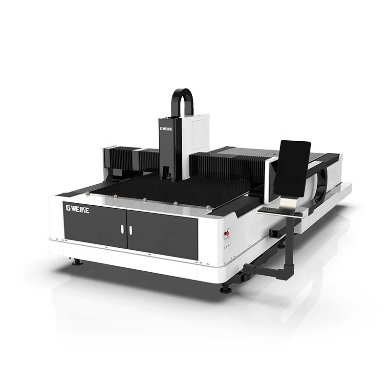 

Gweike Fiber Laser Cutting Machine LF3015LN Open Single Table Metal Plate Cutting for Stainless Aluminum