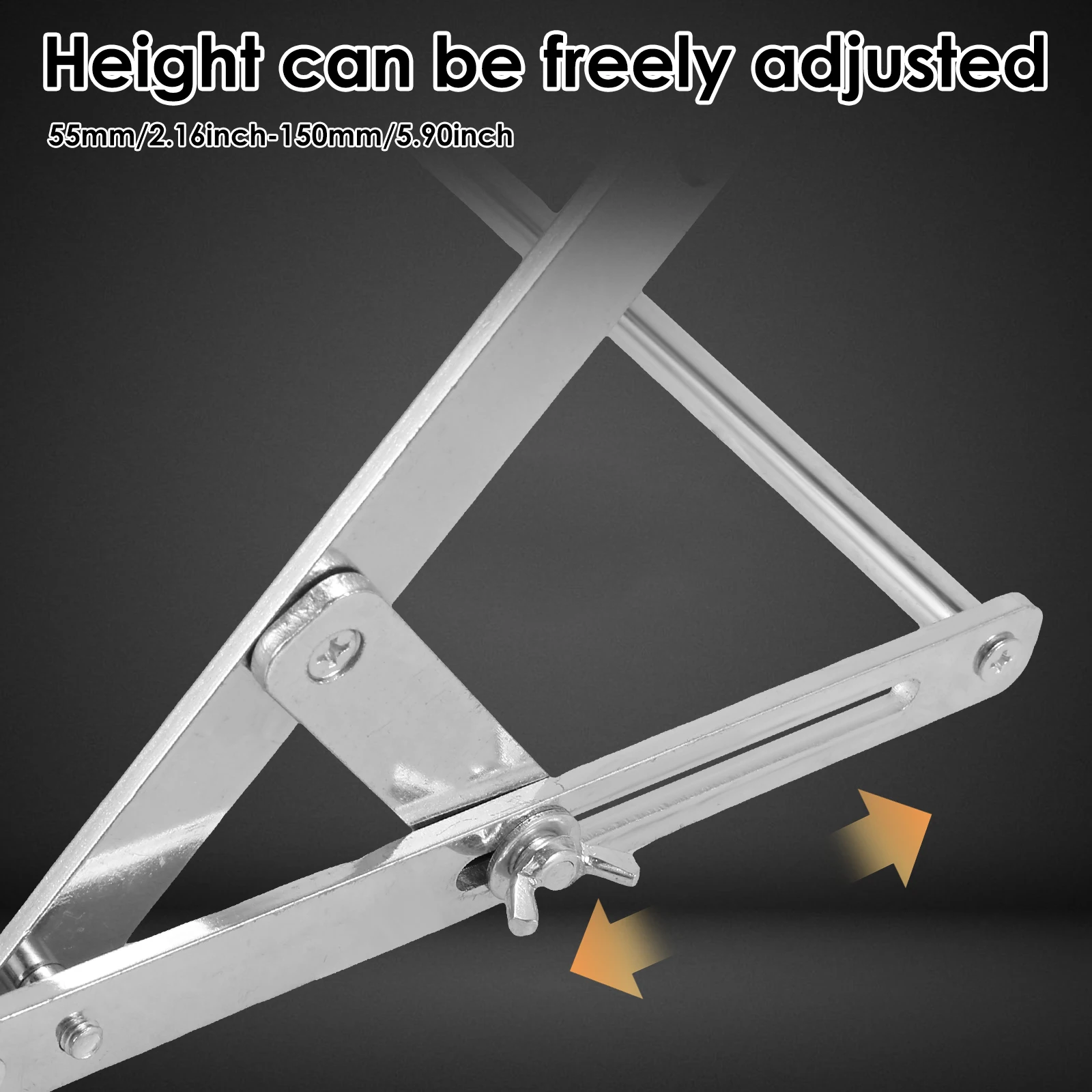 โต๊ะเลื่อยขาตั้งรองรับเครื่องตัดแบบปรับได้สิ่งที่แนบมารองรับกรอบตาราง 2.17-5.91 นิ้วเครื่องตัดวัสดุผู้ถือ