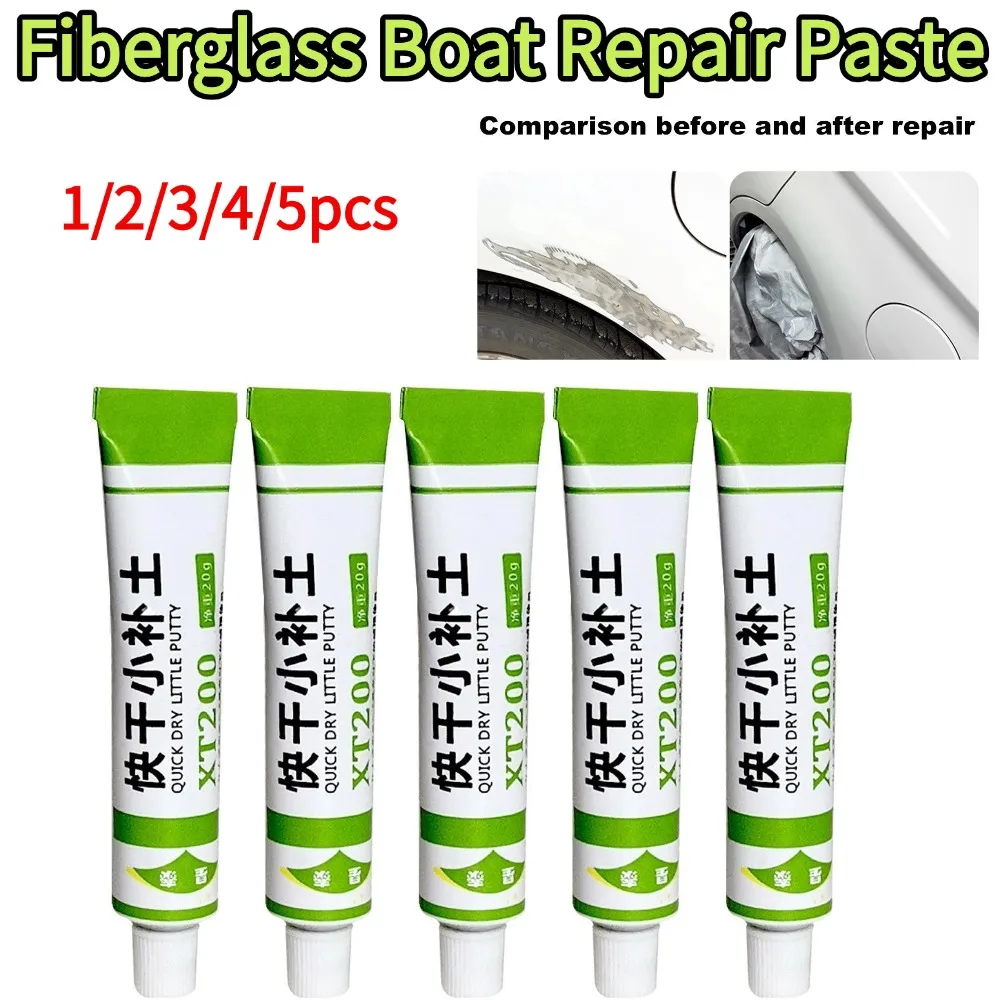 Fiberglass Boat Repair Paste Quick-drying Putty Paint Repair Gray Paint Scratch Eye-filling Agent Boat Maintenance Fast Curing