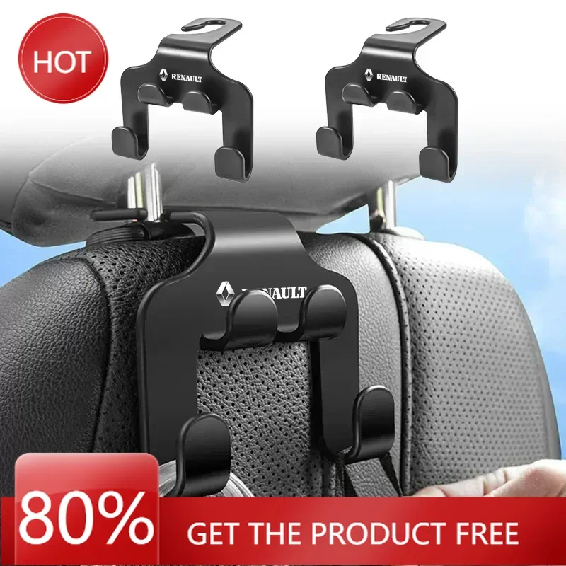 

2026 Горячие колпаки для ступиц Renault, автомобильный крючок из АБС-пластика, подвесной подголовник для телефона, подвесной подголовник для Renault Trafic Clio Laguna 2 Megane 2 3