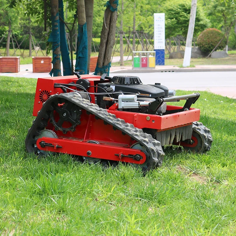 

Agricultural and Forestry Assistant - CE Certified Gasoline Engine Remote Control Lawn Mower with Multi-Function Start