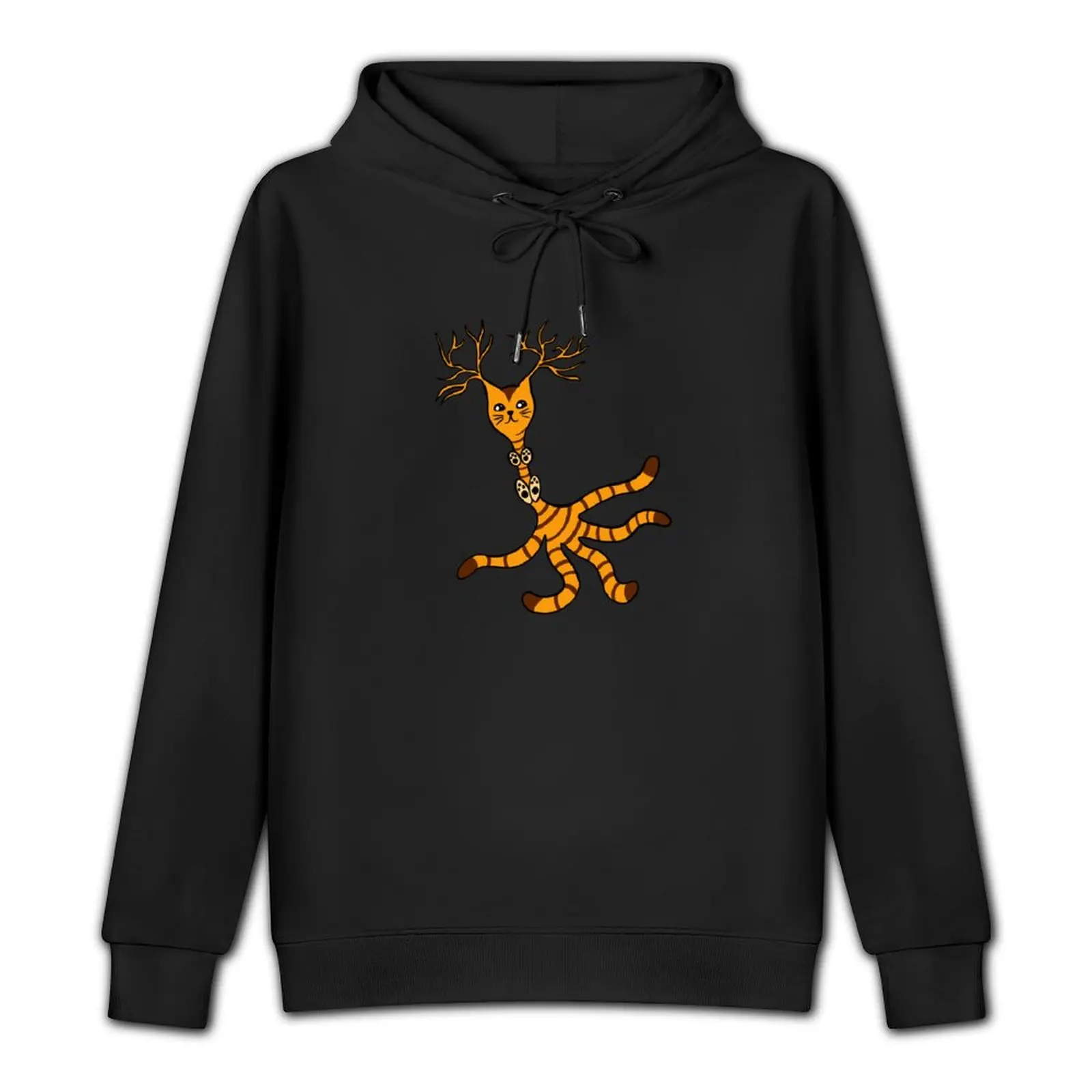 Cat Neuron - Neuroscience Pullover Hoodie men's sweat-shirt set mens designer clothes male clothes men's sweat-shirt hoodie