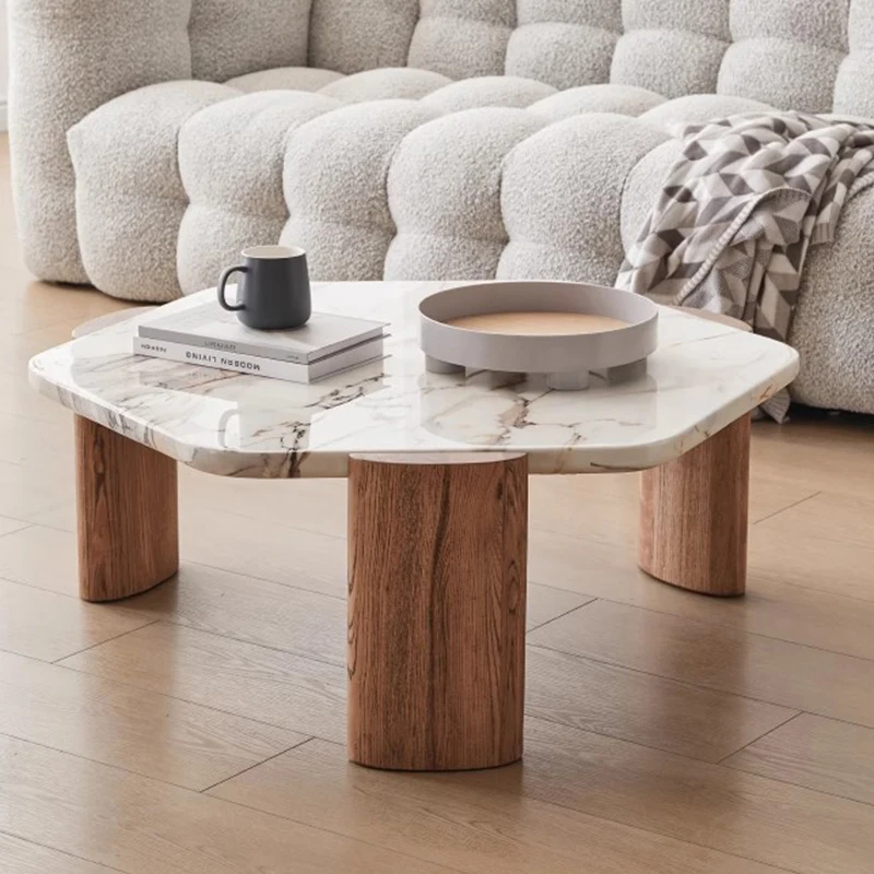 طاولة القهوة الخشبية الاسكندنافية لطيف الحديثة مصمم واضح بسيط طاولة القهوة الجمالية الدائمة فريدة من نوعها ميسا أثاث المنزل المساعد