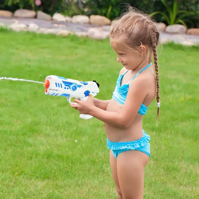 Pistolas de agua para niños, potente pistola de chorro de agua con capacidad de 250ML, juego de pistolas de agua para piscina de verano al aire libre, agua de playa