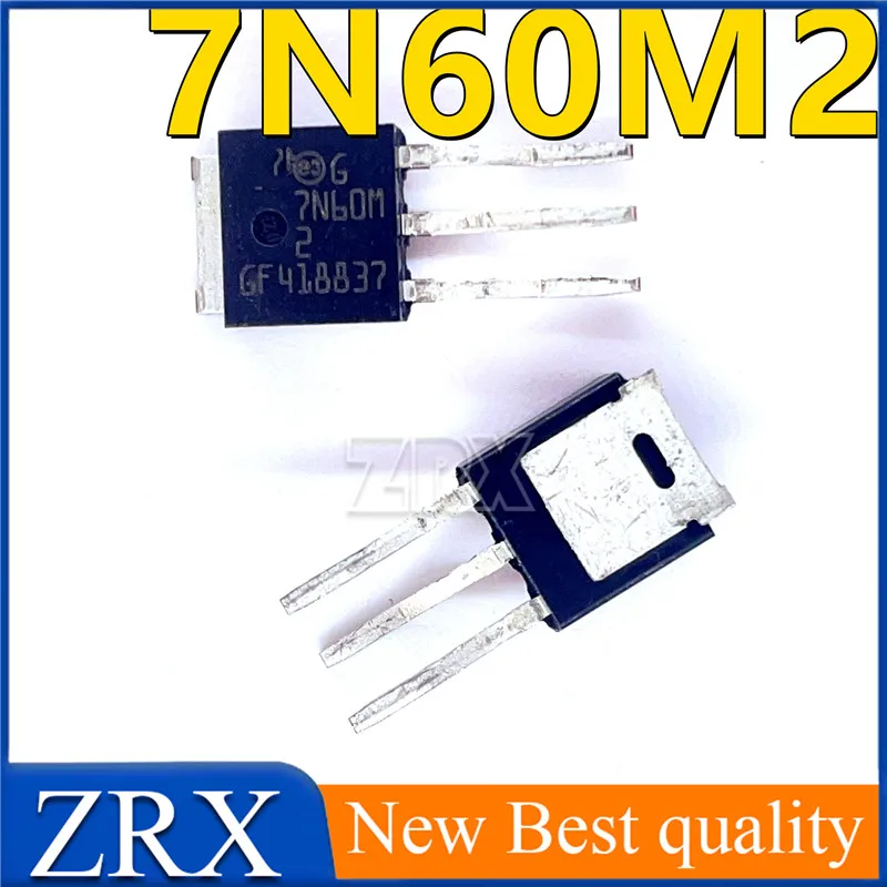 5Pcs/Lot Brand new original stock STU7N60M2 7N60M2 TO-251 N tube 600V5A In Stock
