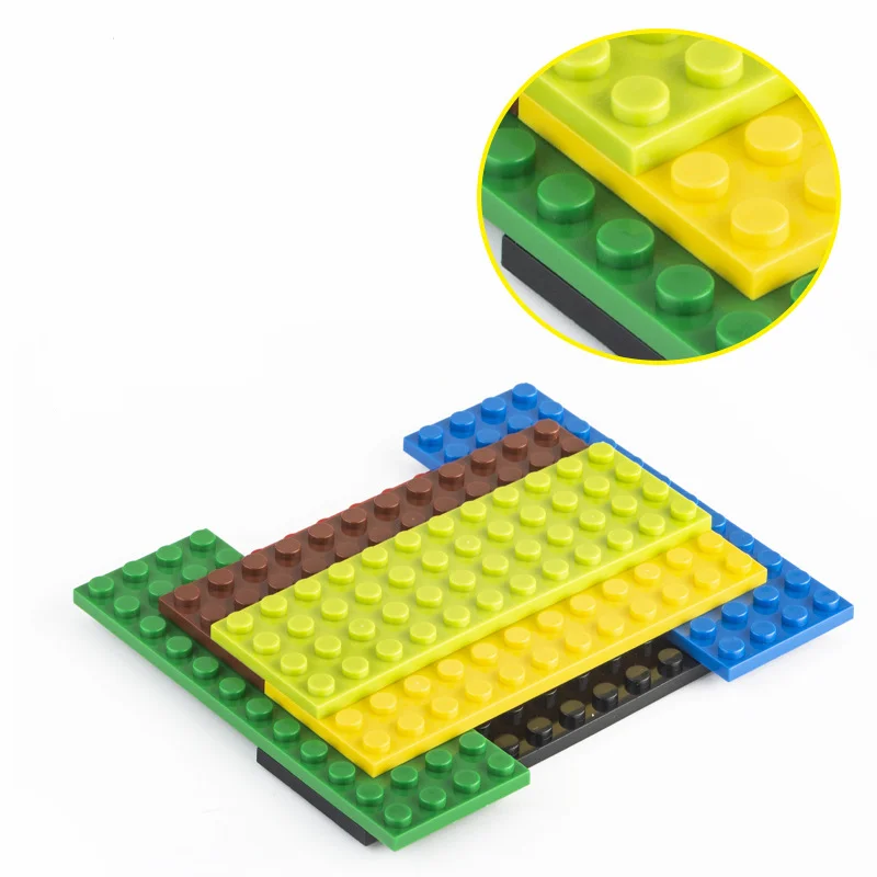 

10pcs Small Particle 4x12 Plate Board 3029 MOC Building Block Accessories Building Block Castle Toys Brick