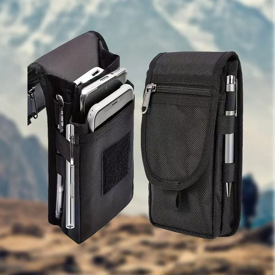 1pc Storage Bag Waist Bag Outdoor Sports Hiking Tool Organizer Compact Tool Bag Suitable for Storing Mobile Phones and Tools