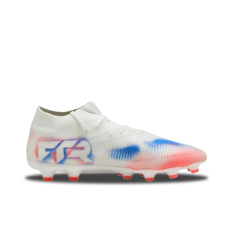 Puma Future 8 MG Simple,Comfortable, Durable, and Versatile Casual and Training Soccer Shoes for Men and Women – White 108591-01