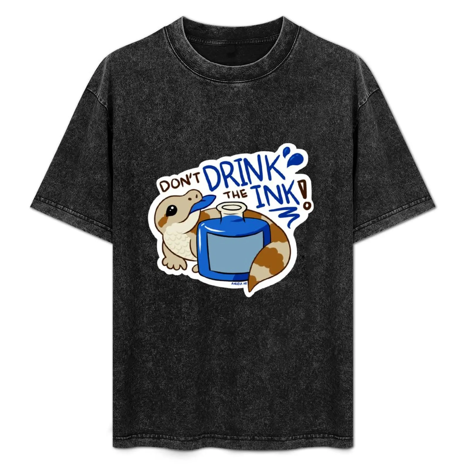 

Don't Drink the Ink! Blue-Tongued SkINK T-Shirt tshirts personalised korean fashion shirts men