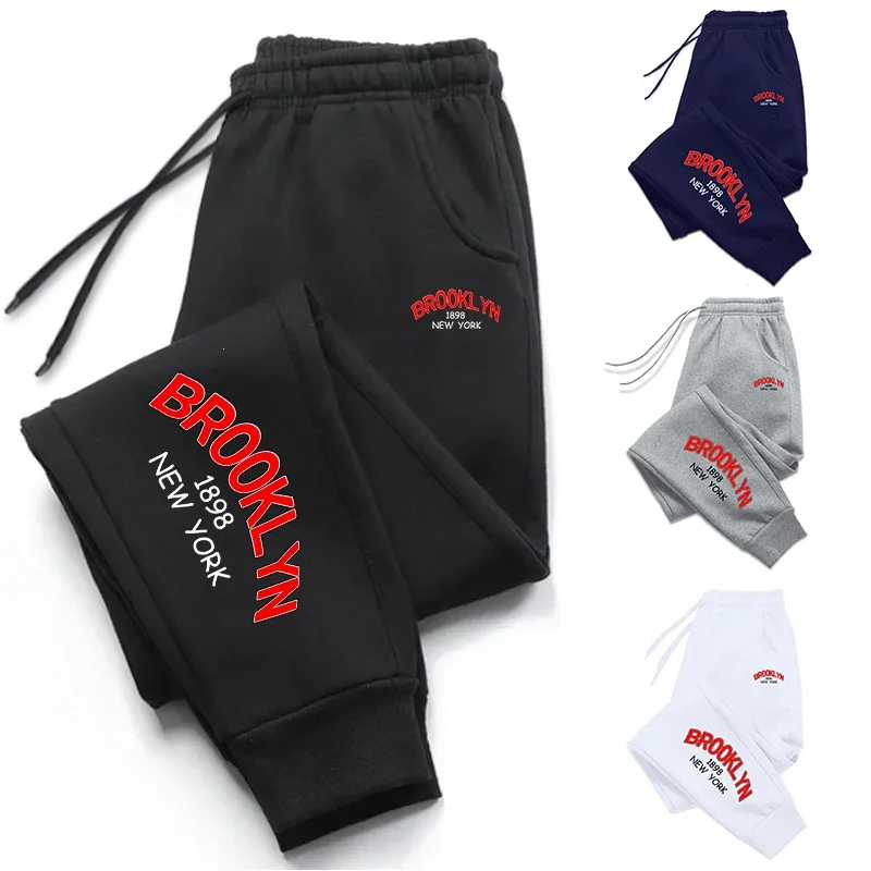 

Лидер продаж, мужские спортивные штаны, повседневные брюки с принтом, спортивные штаны для бега на открытом воздухе, повседневные уличные мужские брюки, спортивная одежда для утреннего бега