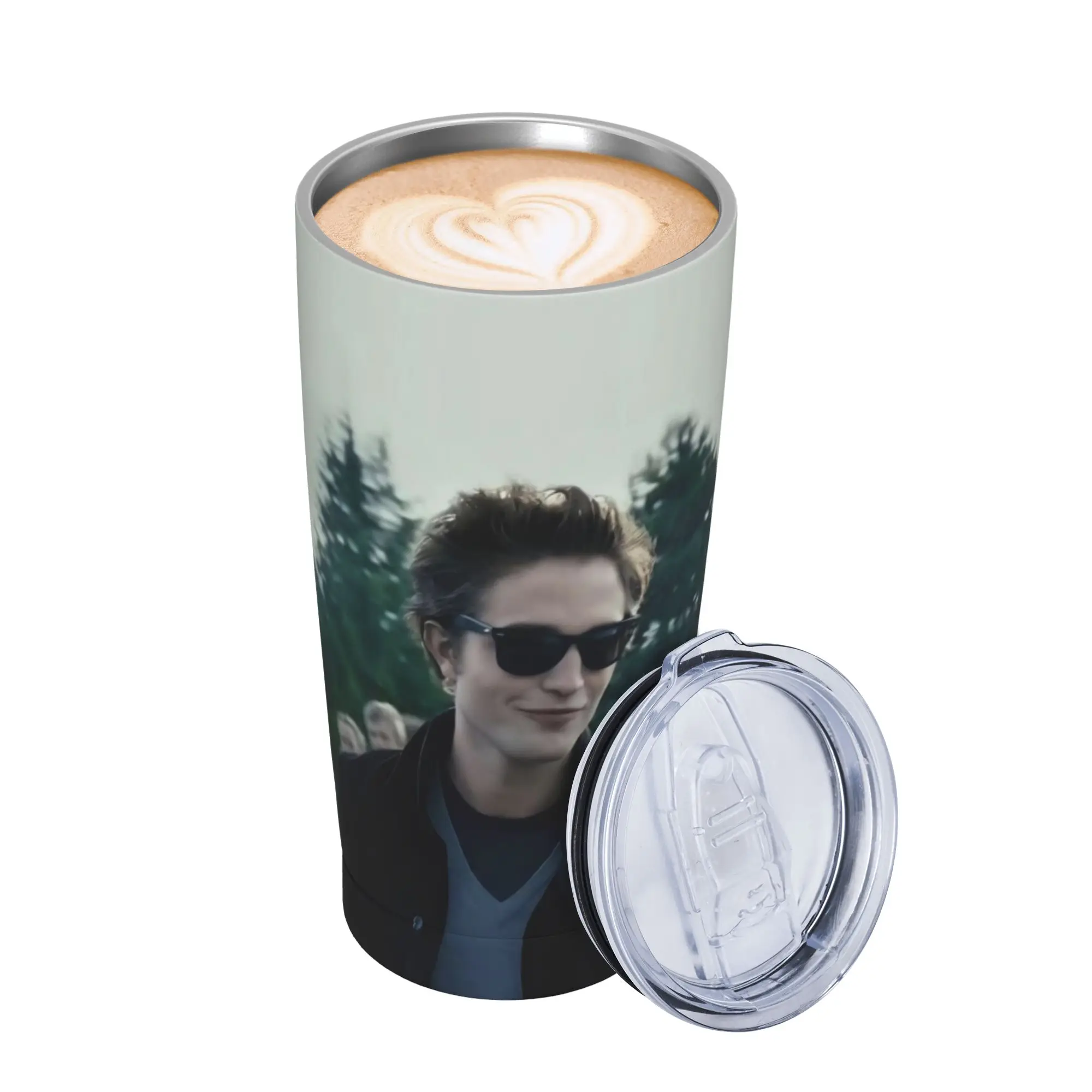 Edwards Cullen  Tumbler Vacuum Insulated  Coffee Cups Vacuum Flask School Mug Hot Cold Drink 20oz