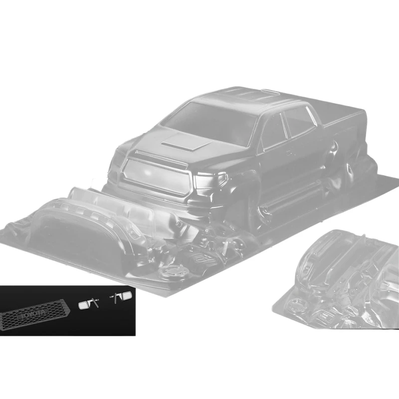 TC111 1/10 Toyta Tundra Truck Clear body shell 200mm for RC Drift car 257mm Wheelbase Tamiya tt01 tt02 Chassis 3Racing Kyosho