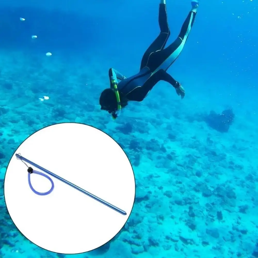 Aluminum Alloy Diving Lobster Stick Underwater Mixer Diving Underwater Diving Rod 35cm with Measurement Diving Pointer Rod