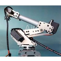 Aluminum 6 DOF Robot Arm with MG996r Servomotor Manipulator Mechanical Arm for Arduino DIY Robotics Toy Starter Kit